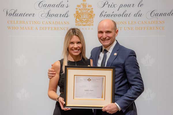 Audrey Burt: Lauréate du Prix pour le bénévolat du Canada 2018 
